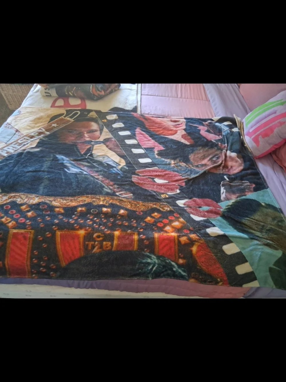 Soft Multicolor Home Bedding Throw Blanket - Movie Print